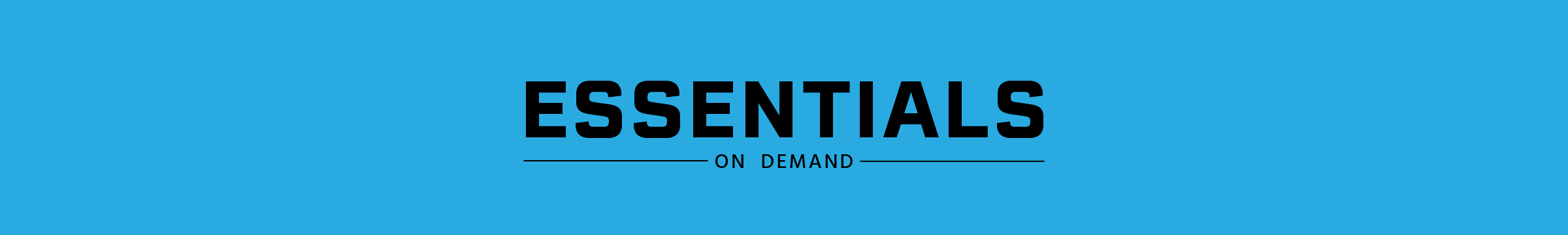 Essentials On Demand