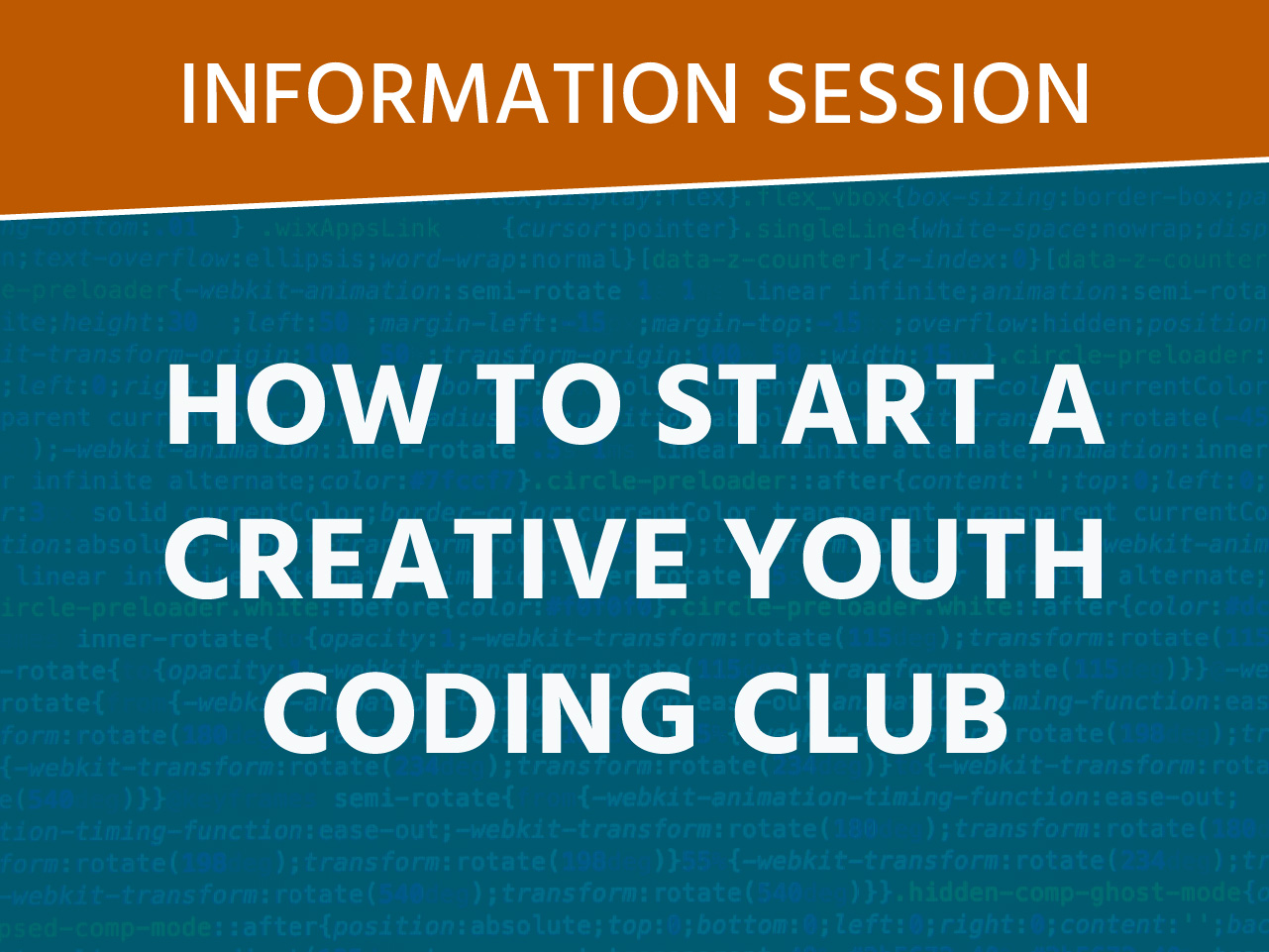 How to Start a Creative Youth Coding Club