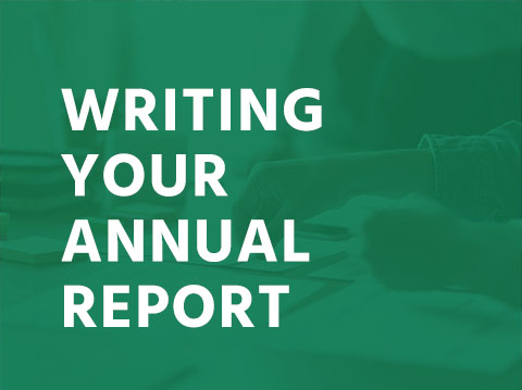 Writing Your Annual Report